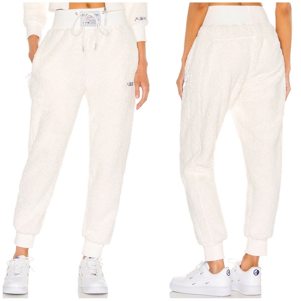 NWT Adam Selman Sport Boucle High Rise Sweatpants